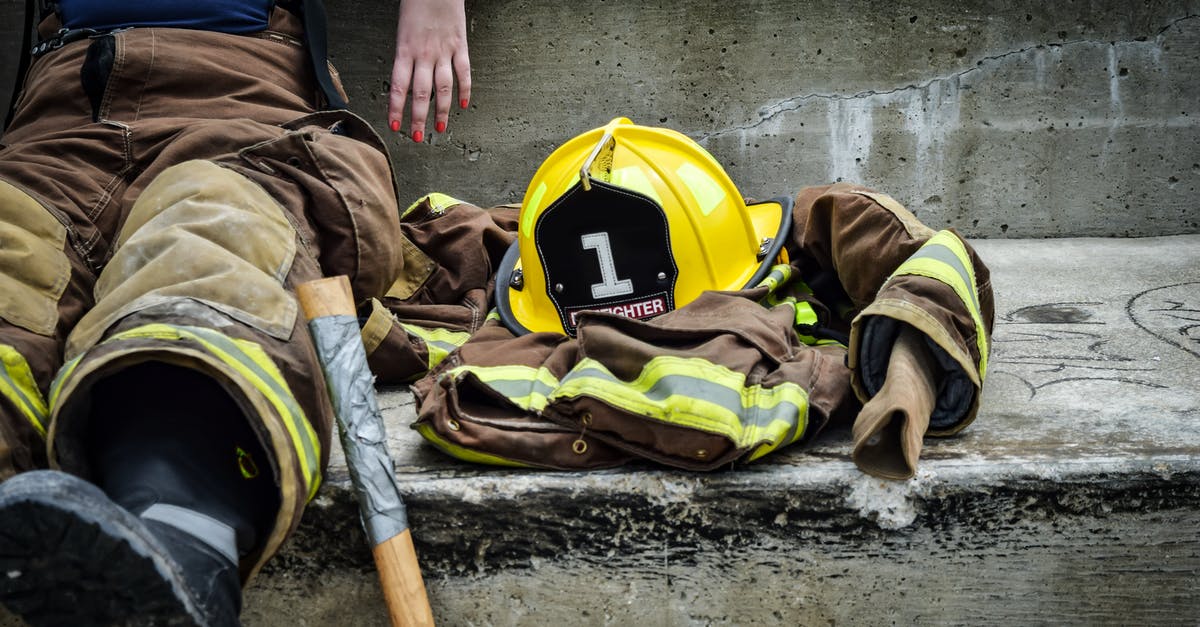 Need help on rocket boots - Yellow Hard Hat on Brown and Yellow Fireman's Suit