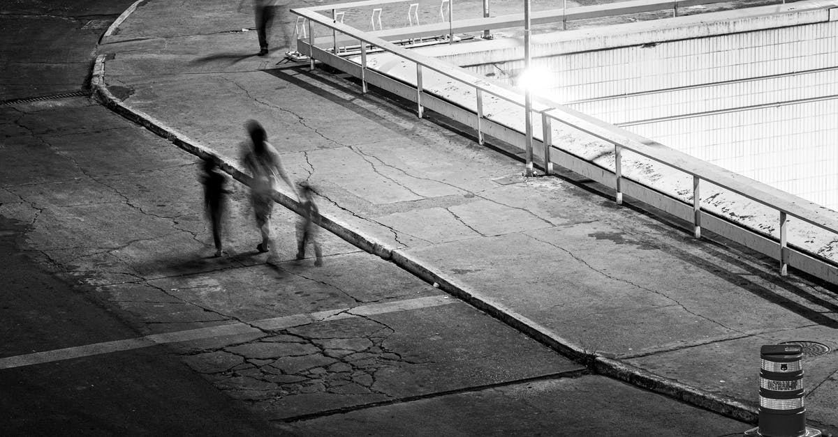 Night Person in Fallout 4 - Long Exposure of People Walking in City at Night Night Person in Fallout 4 - Long Exposure of People Walking in City at Night