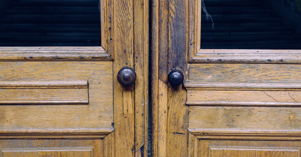 No stained glass? - Brown Wooden Door No stained glass? - Brown Wooden Door
