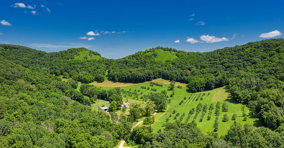 No UFO sightings and landings? - Aerial View of Forest No UFO sightings and landings? - Aerial View of Forest
