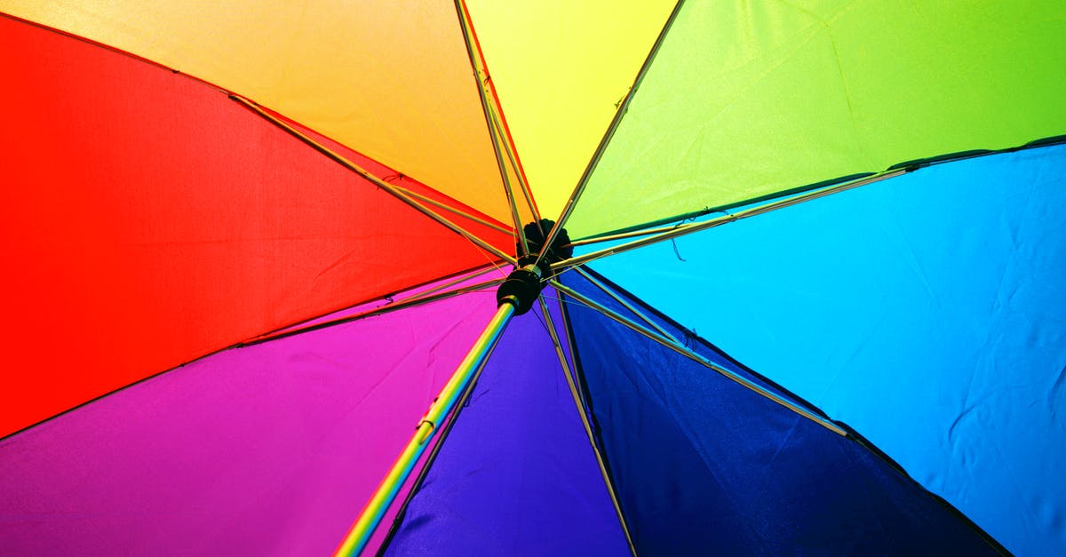 Non existent dweller - Multicolored Umbrella Non existent dweller - Multicolored Umbrella