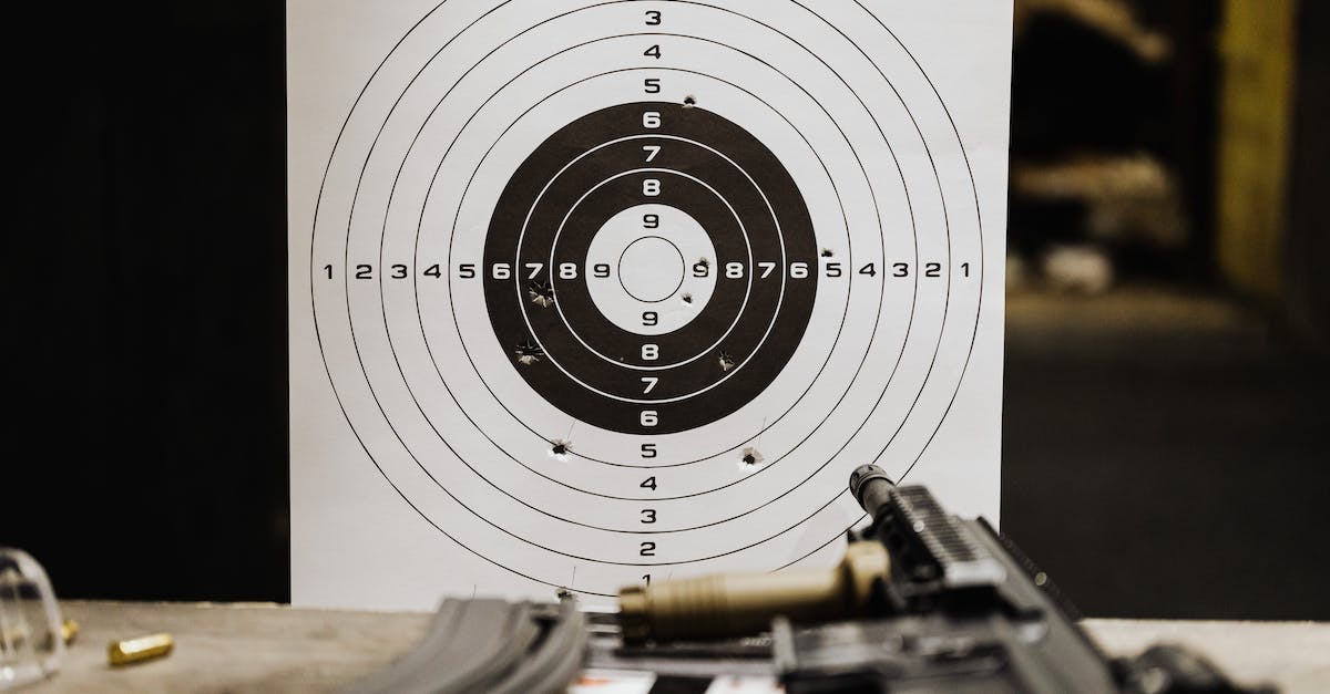 Not able to select any weapon - Holes on the Shooting Target Not able to select any weapon - Holes on the Shooting Target