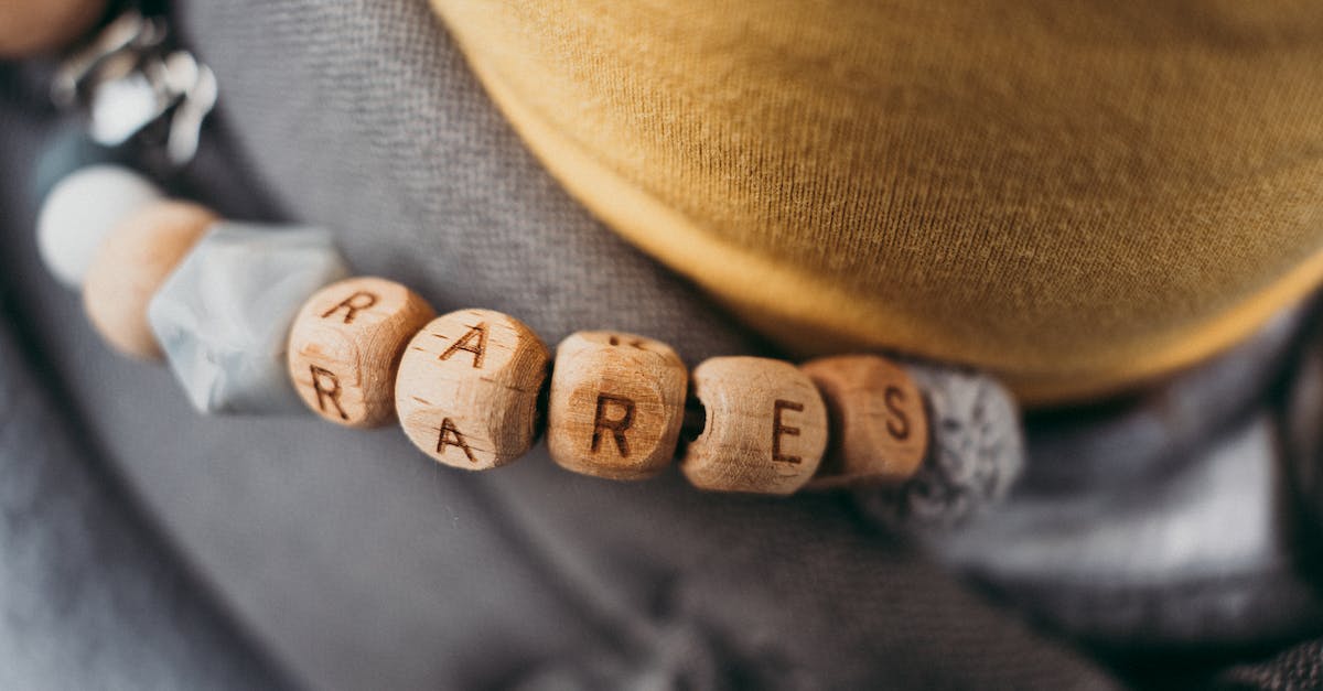 Offline Message Rating - Close-up of a Bracelet with Wooden Beads and Letters Offline Message Rating - Close-up of a Bracelet with Wooden Beads and Letters