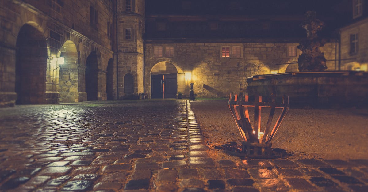 Old Knight Greatshield hidden passive? - Brown Wooden Bench on Sidewalk during Night Time Old Knight Greatshield hidden passive? - Brown Wooden Bench on Sidewalk during Night Time