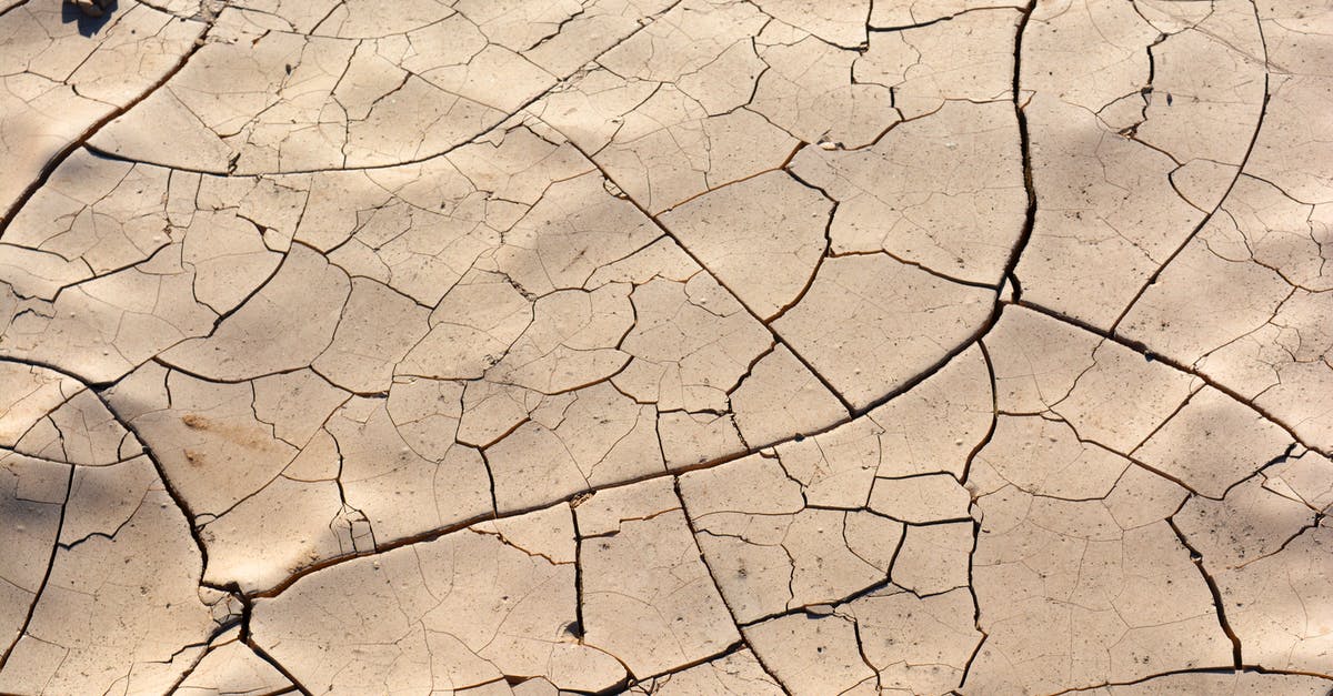 On MCPE when you land on a block why does it crack [closed] - Dry Cracked Land