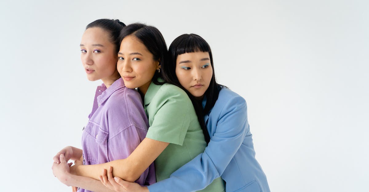 Outfits disappeared - Man in Blue Dress Shirt Hugging Woman in Pink Dress Outfits disappeared - Man in Blue Dress Shirt Hugging Woman in Pink Dress