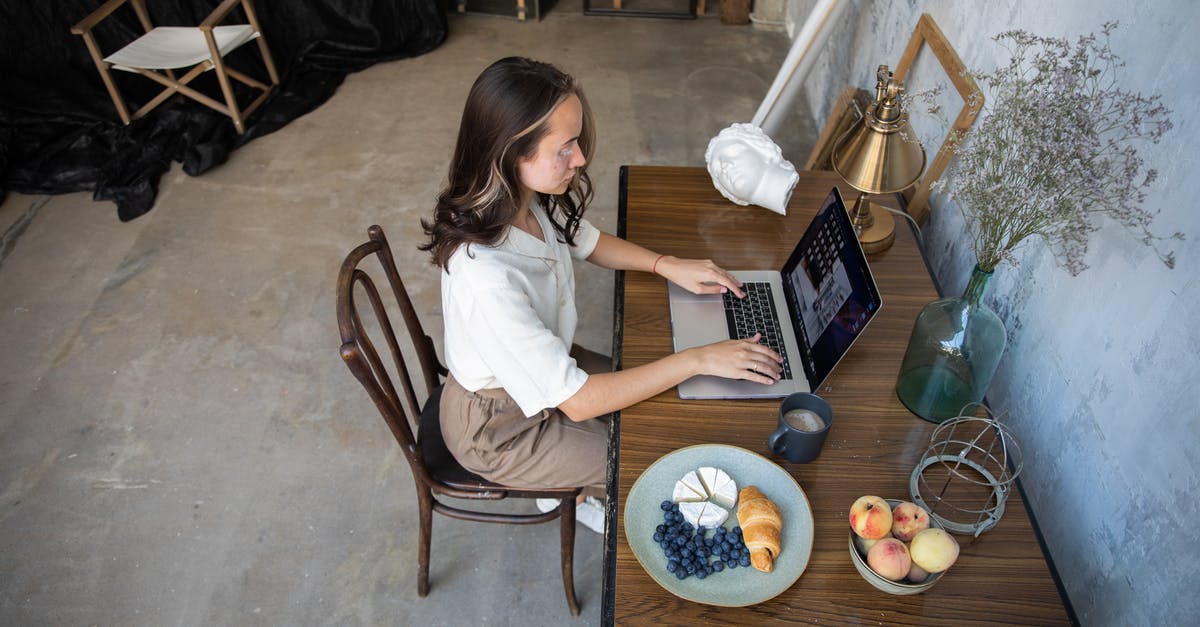 Pacman for PC does not persist high scores - Woman Sitting and Working on a Laptop while Having Lunch Pacman for PC does not persist high scores - Woman Sitting and Working on a Laptop while Having LunchÂ