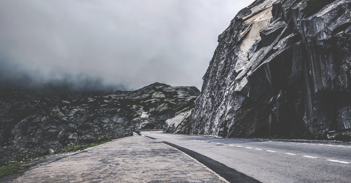 Patterns for Allergic Cliffs and Stone Cold Caves - Empty Road Beside Boulder