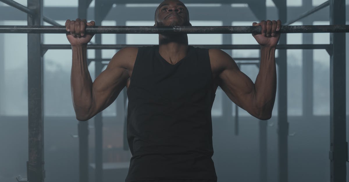 Permanent health bars - A Man in Black Tank Top Holding on Metal Bars Permanent health bars - A Man in Black Tank Top Holding on Metal Bars