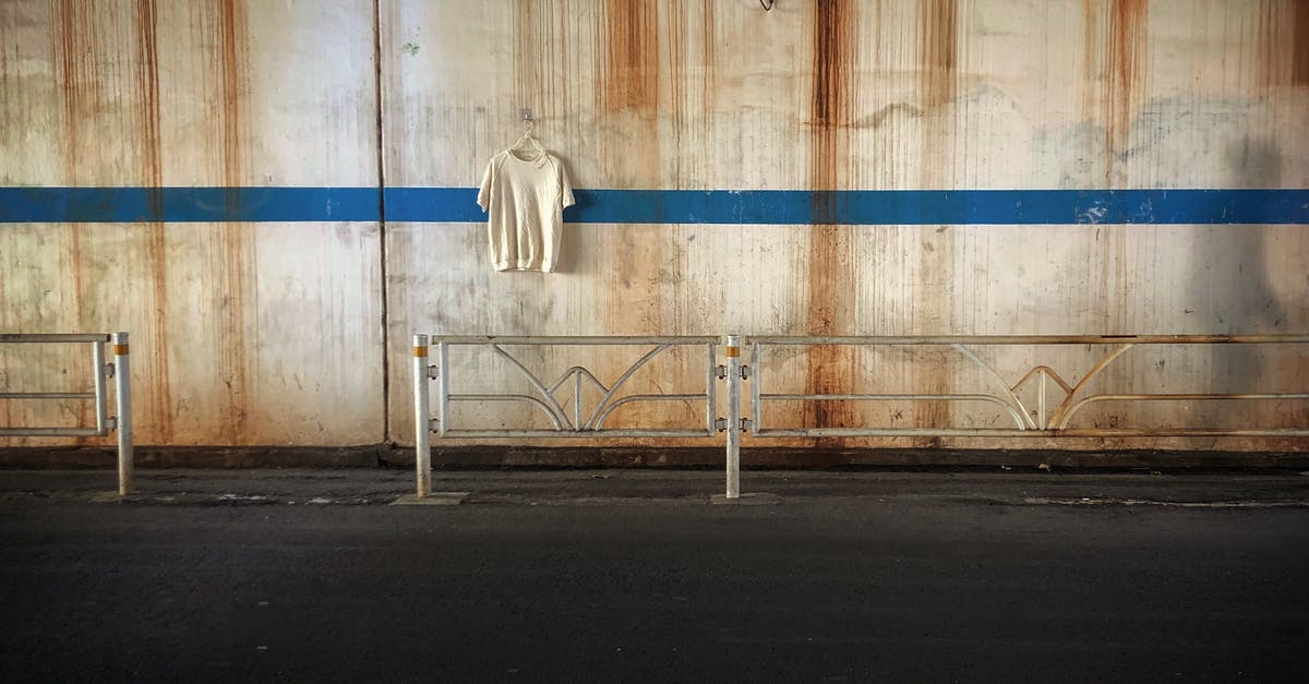 Pilot won't wall run, but rather wall hangs - Hanged White T-shirt on Wall