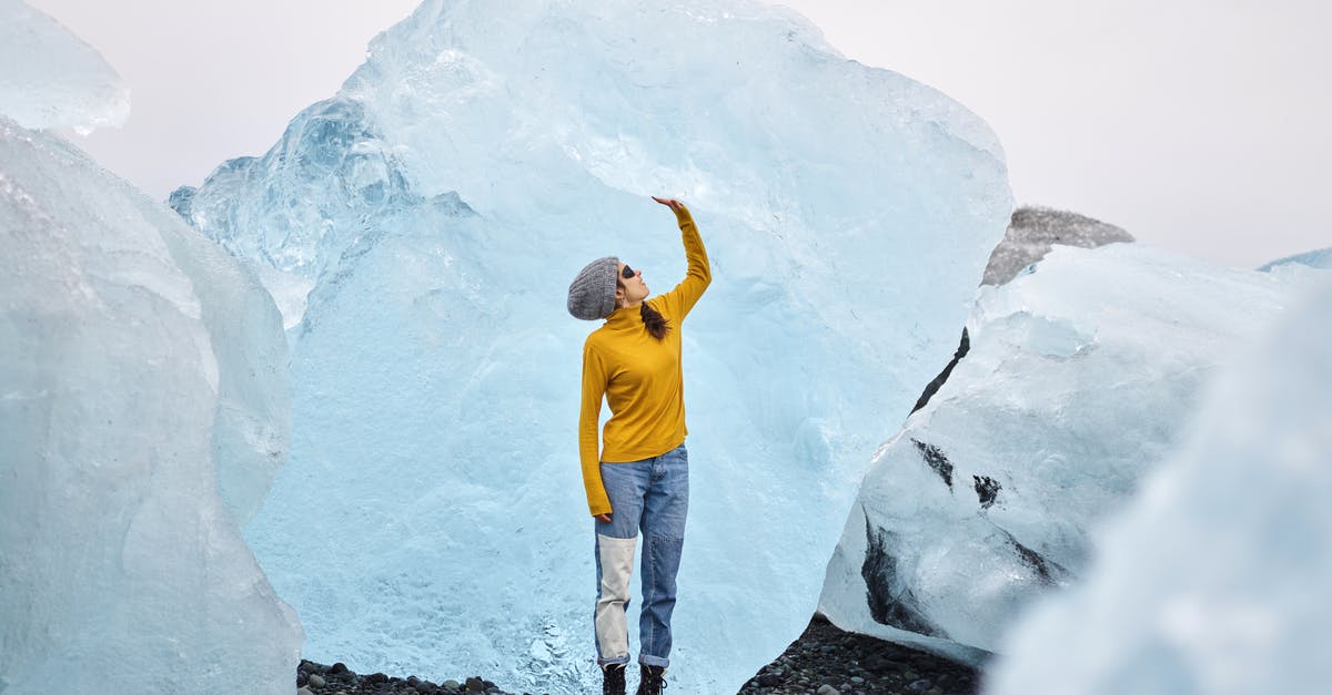 Place-able and breakable block in Adventure Mode [duplicate] - Woman admiring view of gigantic ice chunks
