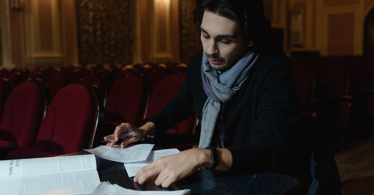 Play job again after I have completed it as leader? - Man Working With Papers Inside A Theathre