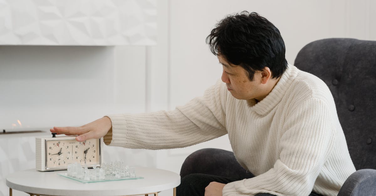 Player constantly spinning when pressing Caps Lock - A Man Pressing the Chess Clock