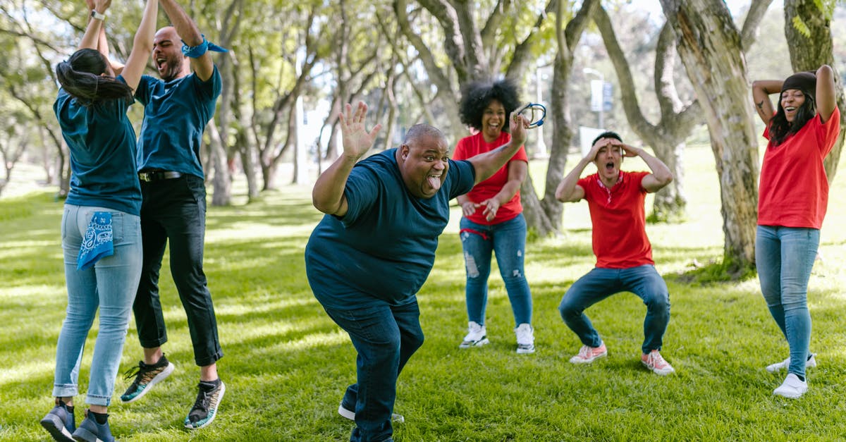 Playing games with party chat visible - Group of People Having Fun