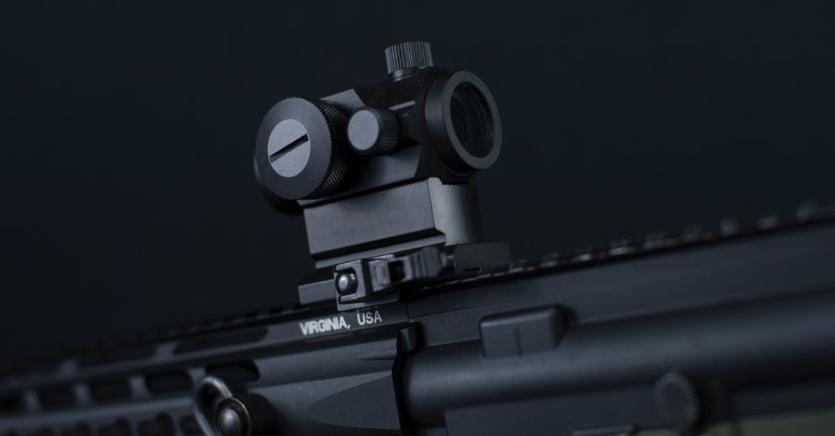 Pre HoW vanguard weapon aquisition - Black and Gray Rifle With Scope