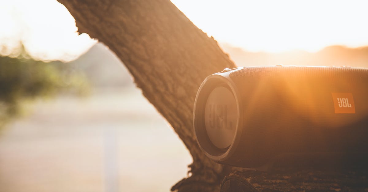 Prevent tech tree overview from closing when clicking a tech - Close-Up Photography of Black JBL Speaker