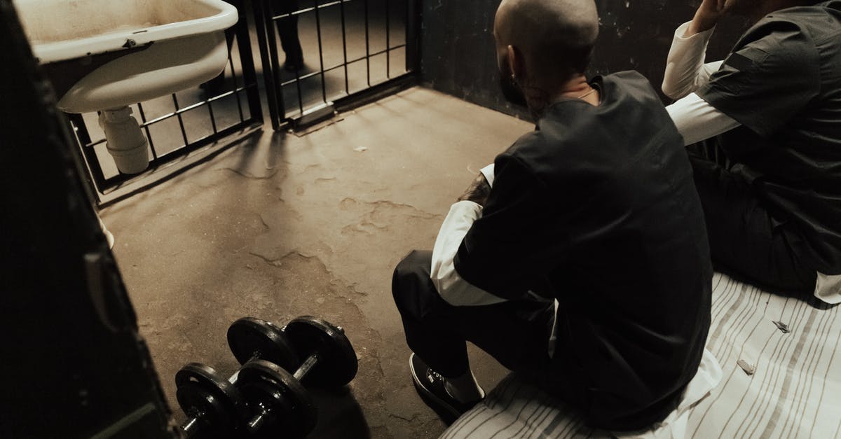 Protective custody prisoners not assigned to their cells - Free stock photo of adult, boy, cell