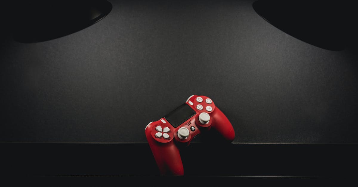 PS4 Controller Issue - Red and White Sony Dualshock 4 Wireless Controller