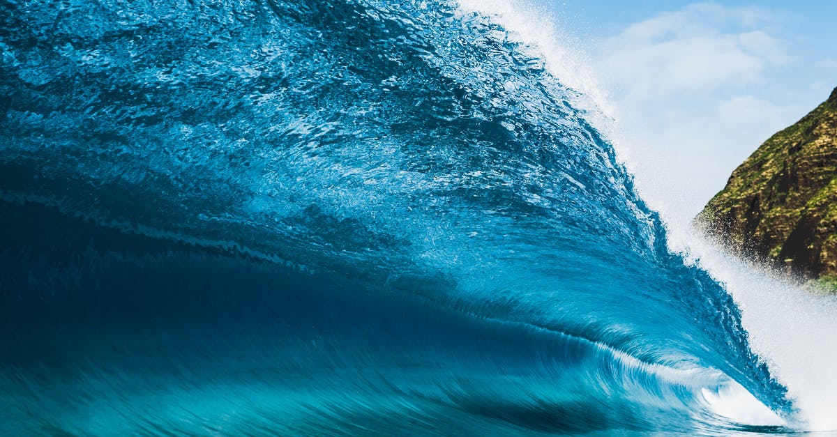 PS4 drastic connection speed drop recently - Blue wave rolling up on blue sea