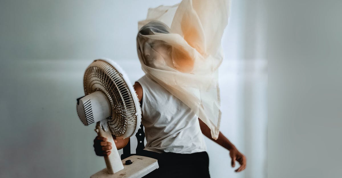 PS4 Pro - Fan goes extremely loud, but air is not hot - I've tried everything - Photo Of Person Holding Electric Fan