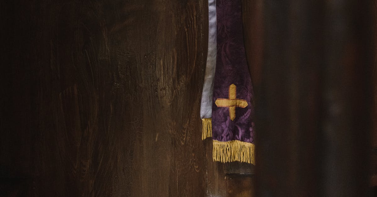 Purifier's ability effect on Blood Priest - Purple and Gold Textile on Brown Wooden Table