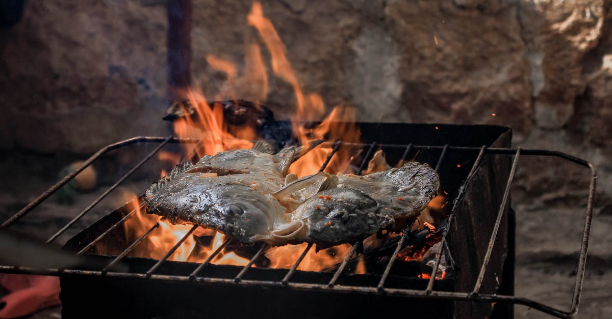 Putting out camping/cooking fires - Grilled Fish