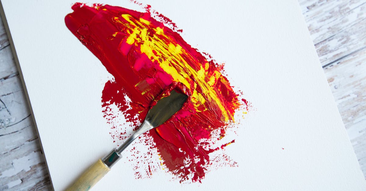 Quest mark on my workshop in the "Molecular Level" [duplicate] - White canvas with brushstrokes and palette knife