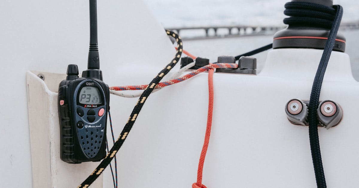 Radio Station: One or many? - Black 2 Way Radio on White Car