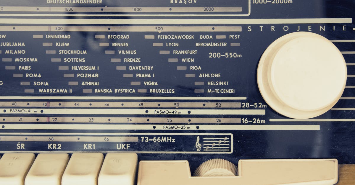 Radio Station: One or many? - Black and White Radio
