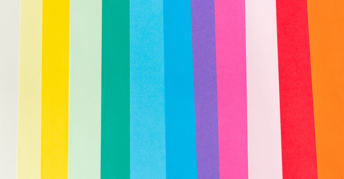 Red, Green, Blue Layer in CuC Generals - Top view of palette of vibrant colorful lines with different shades in row forming abstract background Red, Green, Blue Layer in CuC Generals - Top view of palette of vibrant colorful lines with different shades in row forming abstract background
