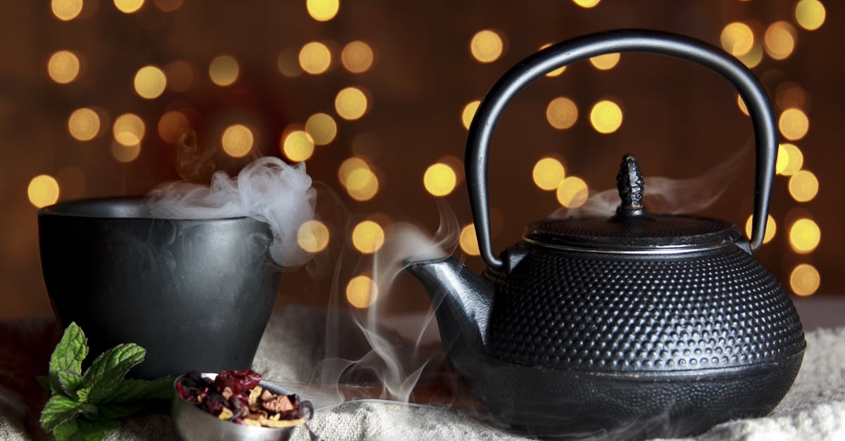 Resize Steam Overlay - Close-up of Black Teapot