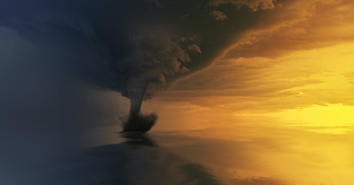 Runaan's Hurricane and Ravenous Hydra on Elyse, Nidalee, and Jayce - Tornado on Body of Water during Golden Hour Runaan's Hurricane and Ravenous Hydra on Elyse, Nidalee, and Jayce - Tornado on Body of Water during Golden Hour
