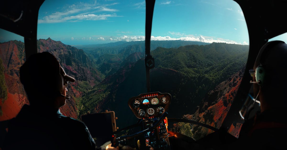 Running around for Exploration experience - Two Pilot Inside Aircraft