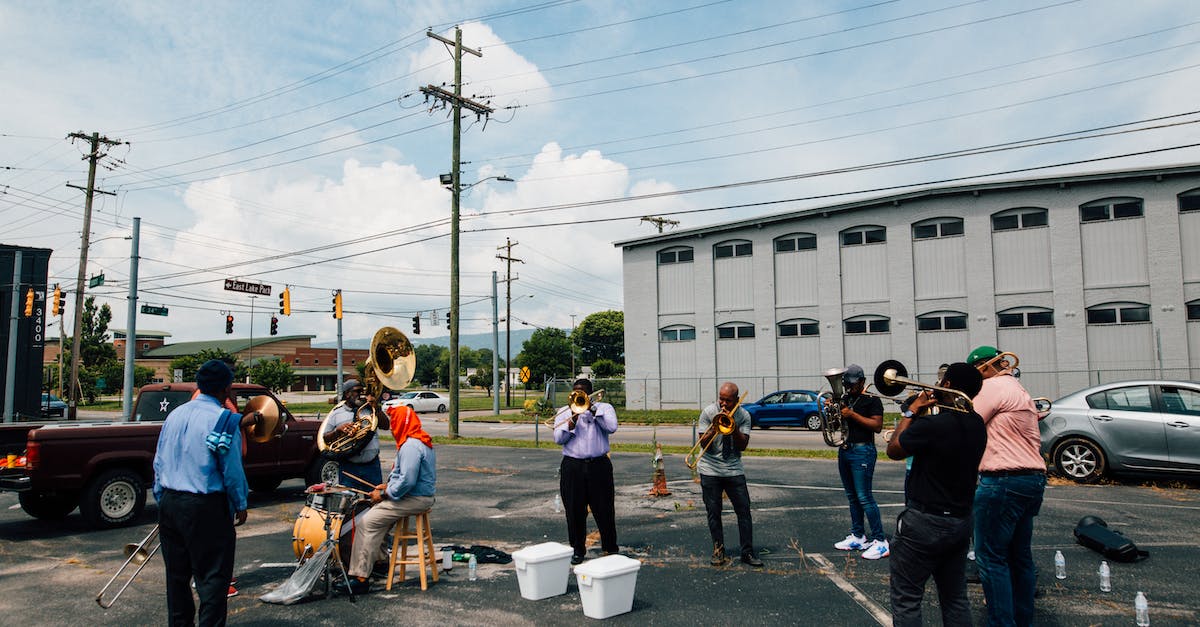 Setting up local Minecraft for multiple player - Black men playing instruments in town Setting up local Minecraft for multiple player - Black men playing instruments in town