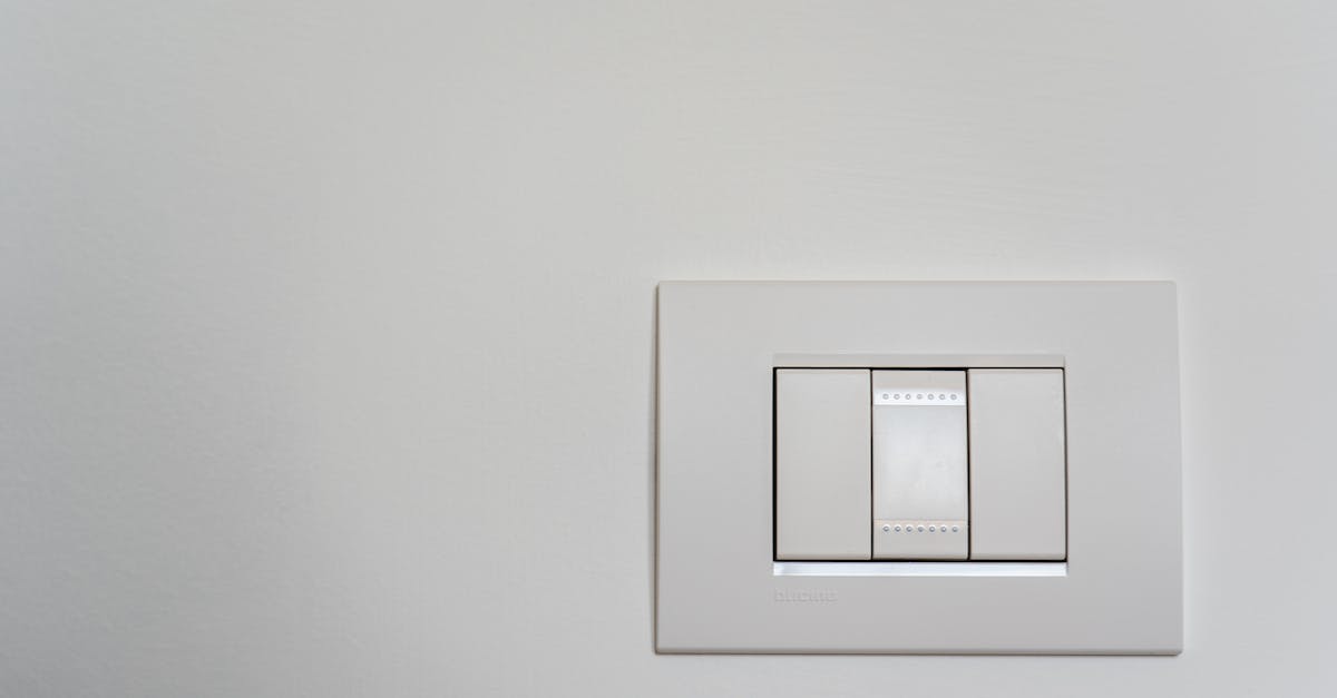 Should I power the merchant room? - White Light Switch on White Painted Wall Should I power the merchant room? - White Light Switch on White Painted Wall