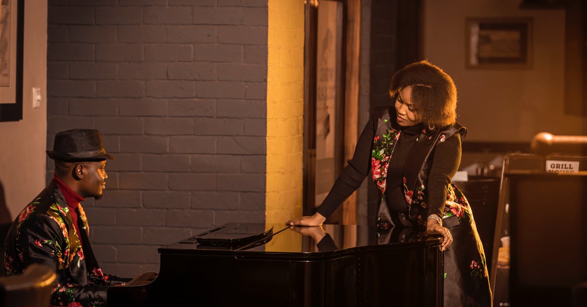 Should I wait for the install to complete before playing? - African American musicians playing piano and singing in restaurant at evening time Should I wait for the install to complete before playing? - African American musicians playing piano and singing in restaurant at evening time