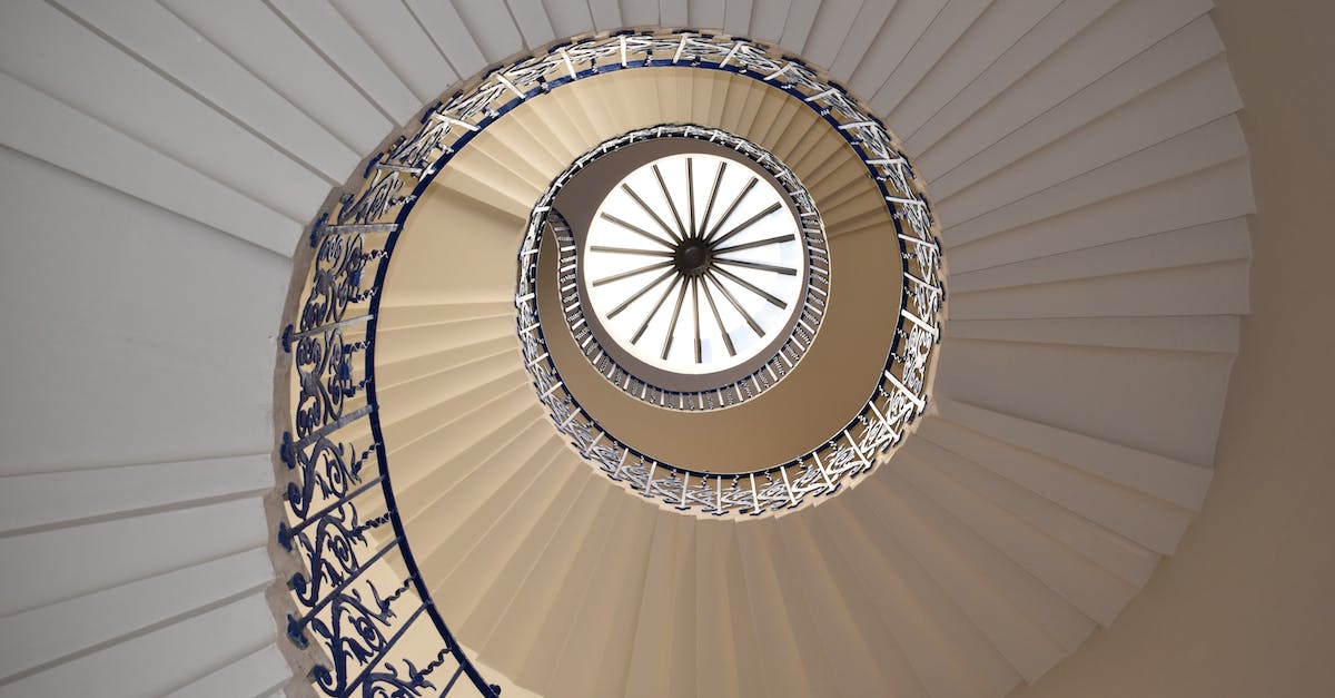 Sims city Minimizing the tab - White Concrete Spiral Stairway