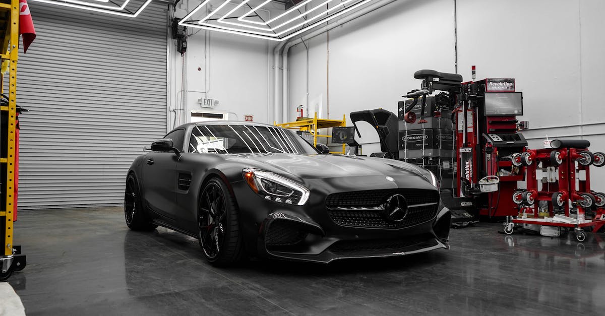 skyrim werewolf/vampirelord hybrid [duplicate] - Matte Black Mercedes Benz Parked in a Garage