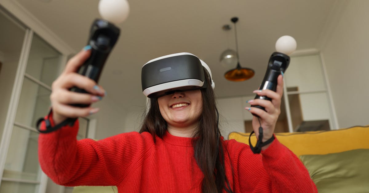Smash bros GameCube controller on Wii - A Woman Wearing Virtual Reality Headset Smash bros GameCube controller on Wii - A Woman Wearing Virtual Reality Headset