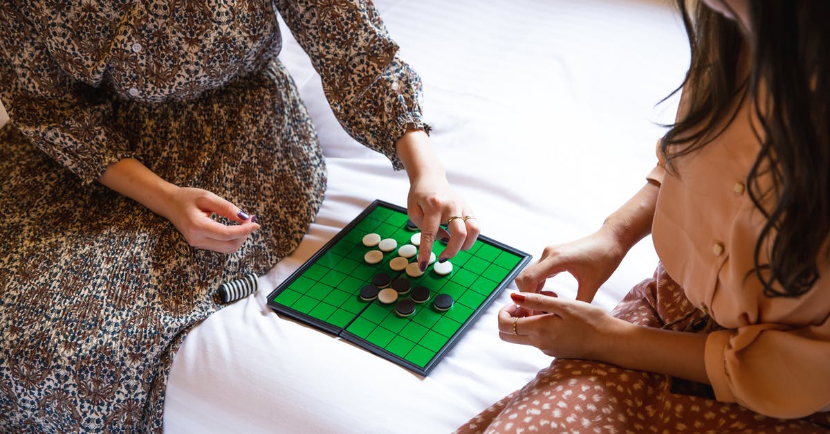 Some WiiWare titles will not play nor move from the SD card - Crop unrecognizable women playing reversi game on bed