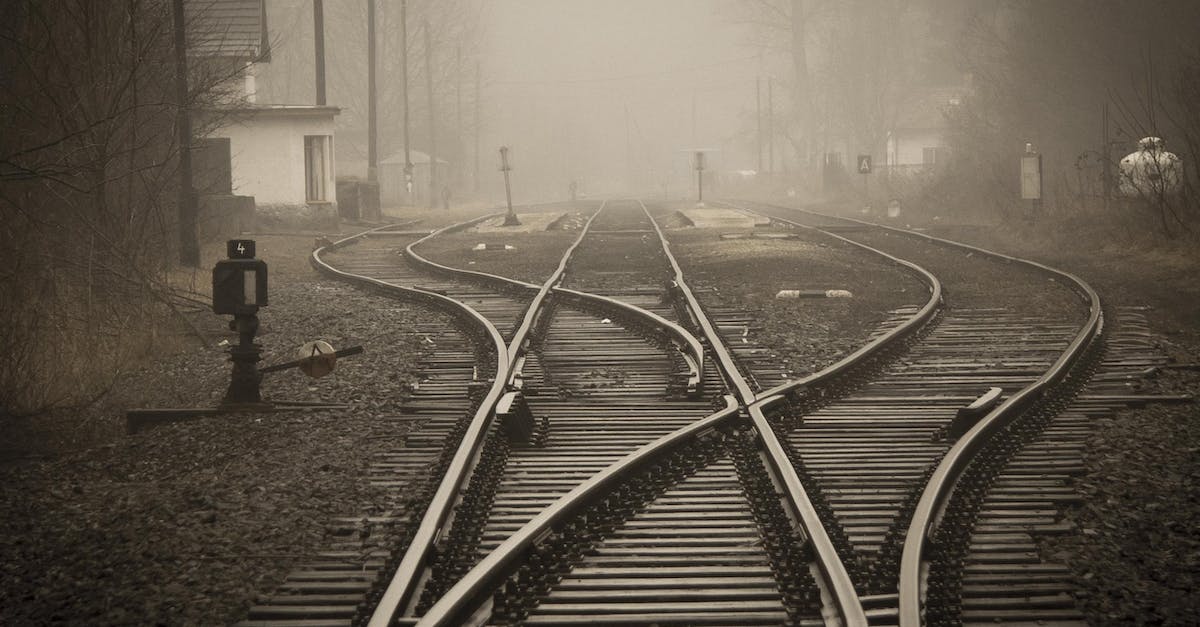 Specify a particular path (track) for a train - Railroad Tracks in City