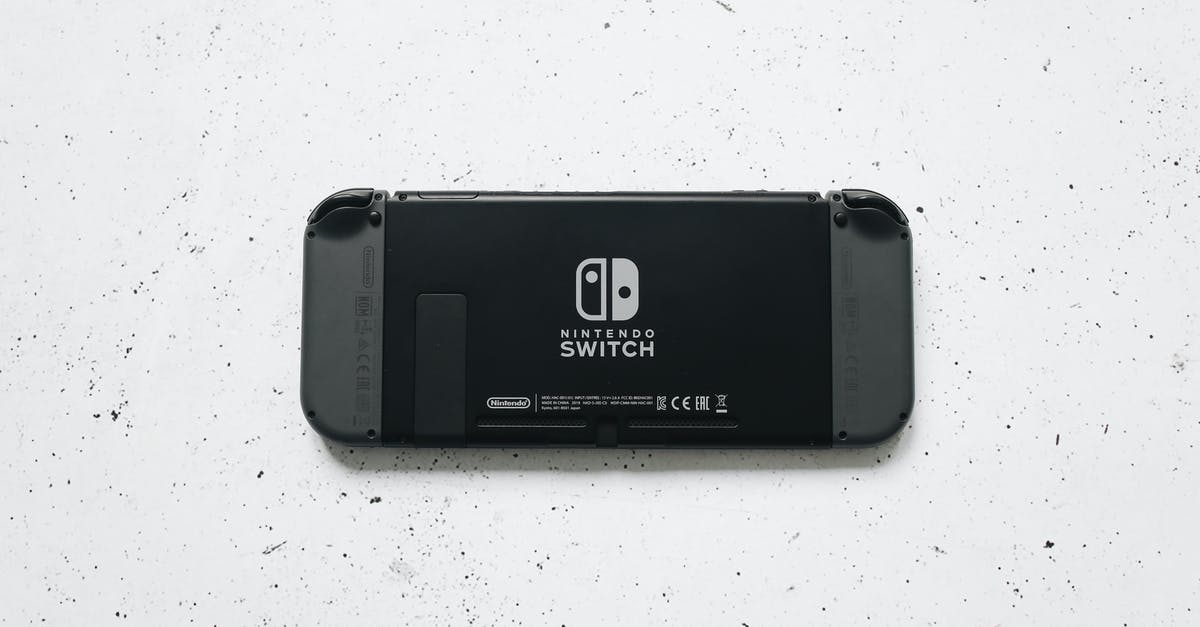 Speed of MicroSDXC Card for Nintendo Switch - Back of Nintendo Switch on Marble Surface 