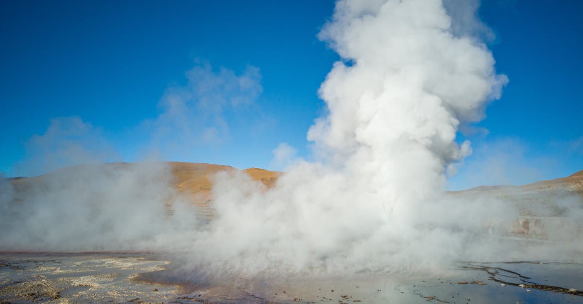 Steam / DirectX - White Smoke Coming Out from a White Clouds