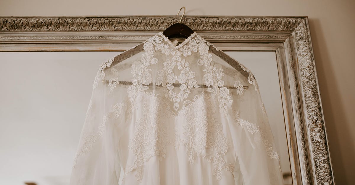 Steam Link streaming causes low frame rates - Elegant bridal dress hanging on mirror