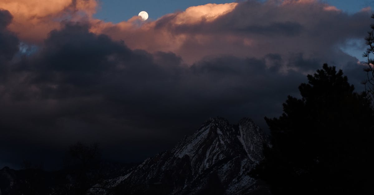 Strategies for the Moon Lord? - Black and White Mountain Under Cloudy Sky Strategies for the Moon Lord? - Black and White Mountain Under Cloudy Sky
