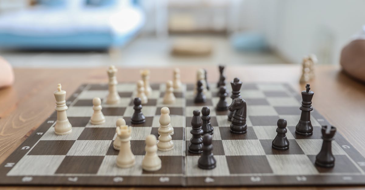 Strategy for Arachyr's set dungeon - Small white and black figurines on thin square chess board in bedroom in daytime on blurred background Strategy for Arachyr's set dungeon - Small white and black figurines on thin square chess board in bedroom in daytime on blurred background