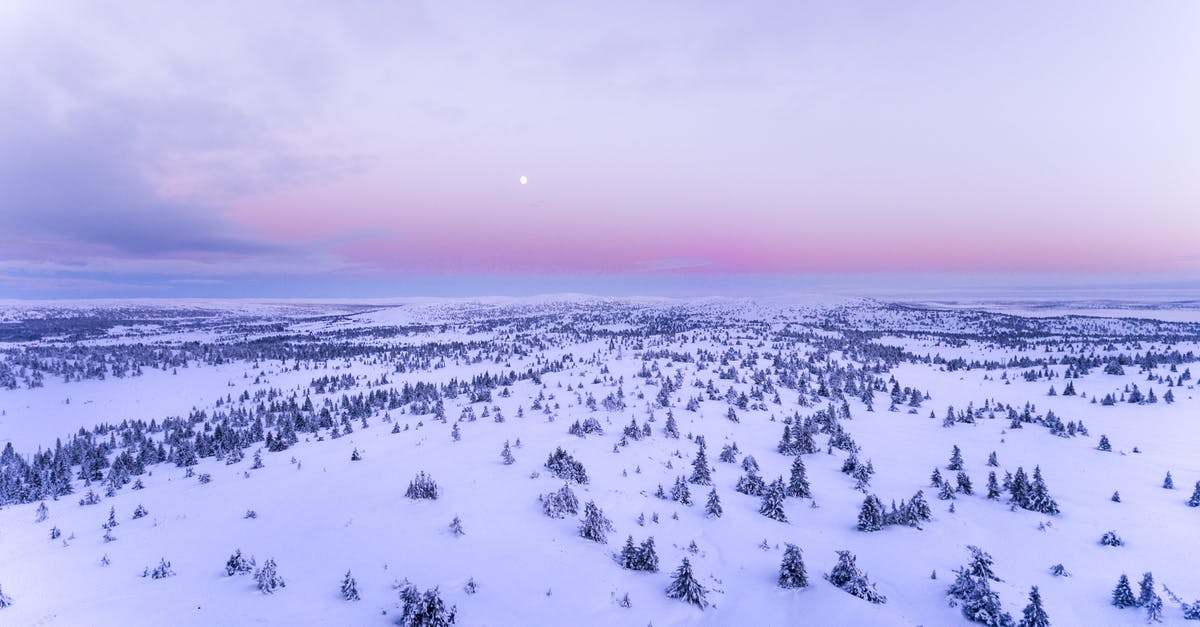 Stuck in a hole with water above me - Snow Covered Field