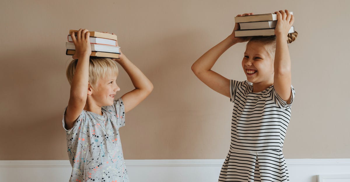 Summoning Written Books and others - Brother and Sister With Books on Their Heads