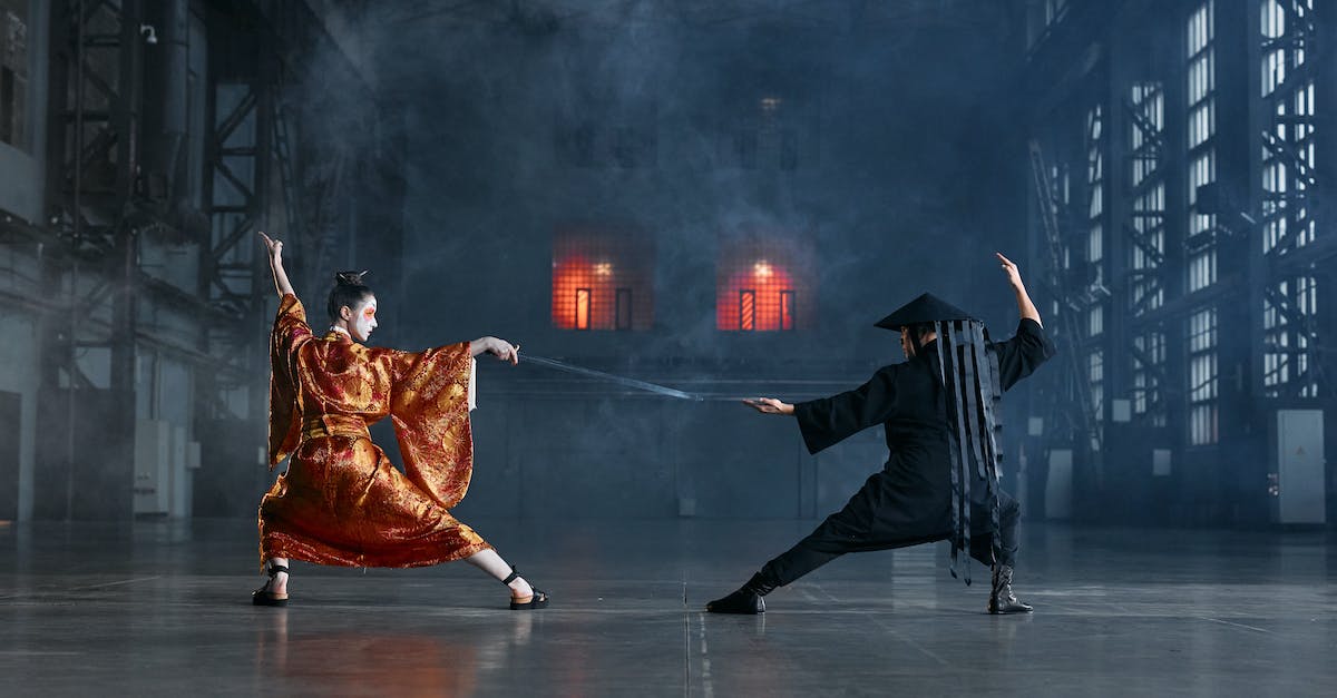 Sword of the Divine on Riven -  Man and Woman in Their Game Character Costumes