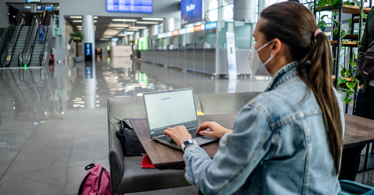 Terminal velocity table for KSP v1.0 and later? - Side view of concentrated female freelancer in protective mask typing on netbook while sitting at table in modern airport terminal Terminal velocity table for KSP v1.0 and later? - Side view of concentrated female freelancer in protective mask typing on netbook while sitting at table in modern airport terminal